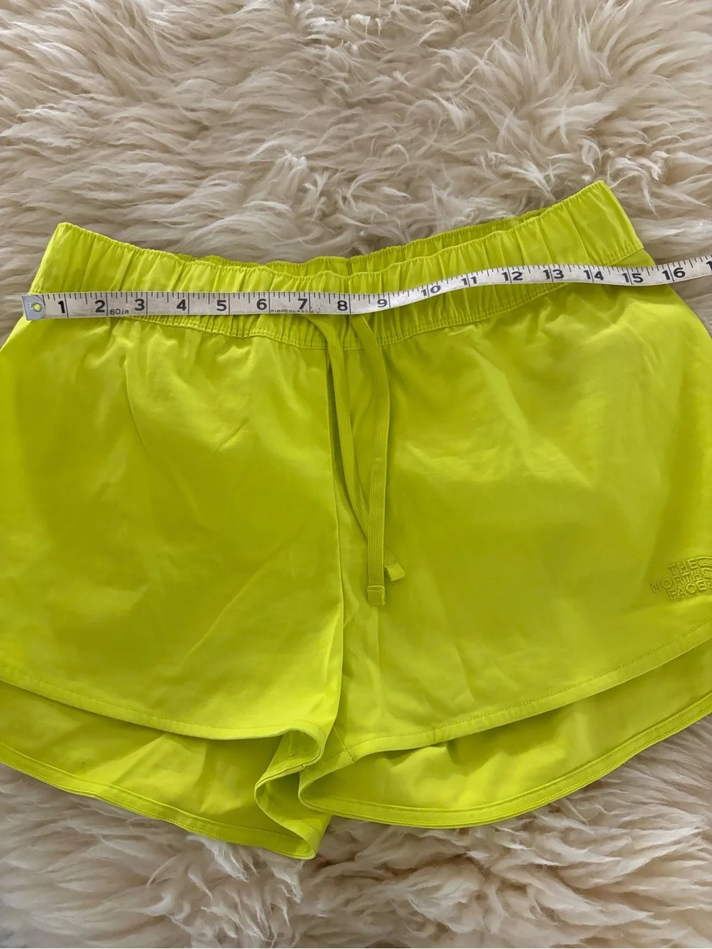 The North Face Class V Neon Green/ Yellow Performance Athletic Shorts